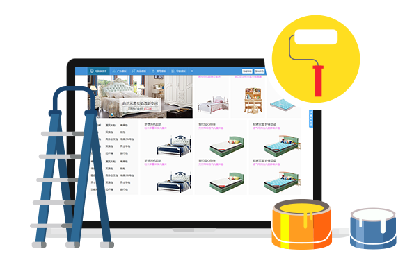 PC端、微商城、APP智能装修，灵活排版